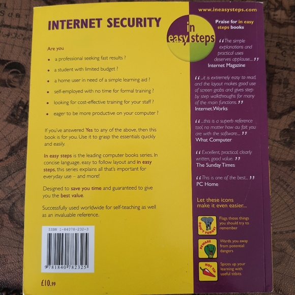 Internet Srcurity in Easy Steps paperback - Picture 3 of 4